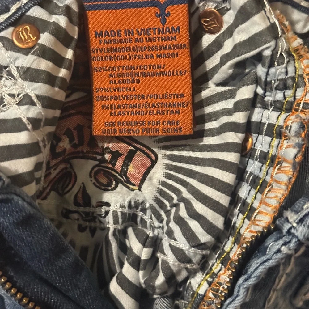 Rock Revival Felda Mid-Rise Ankle Skinny Jeans Size 27 - Picture 9 of 11